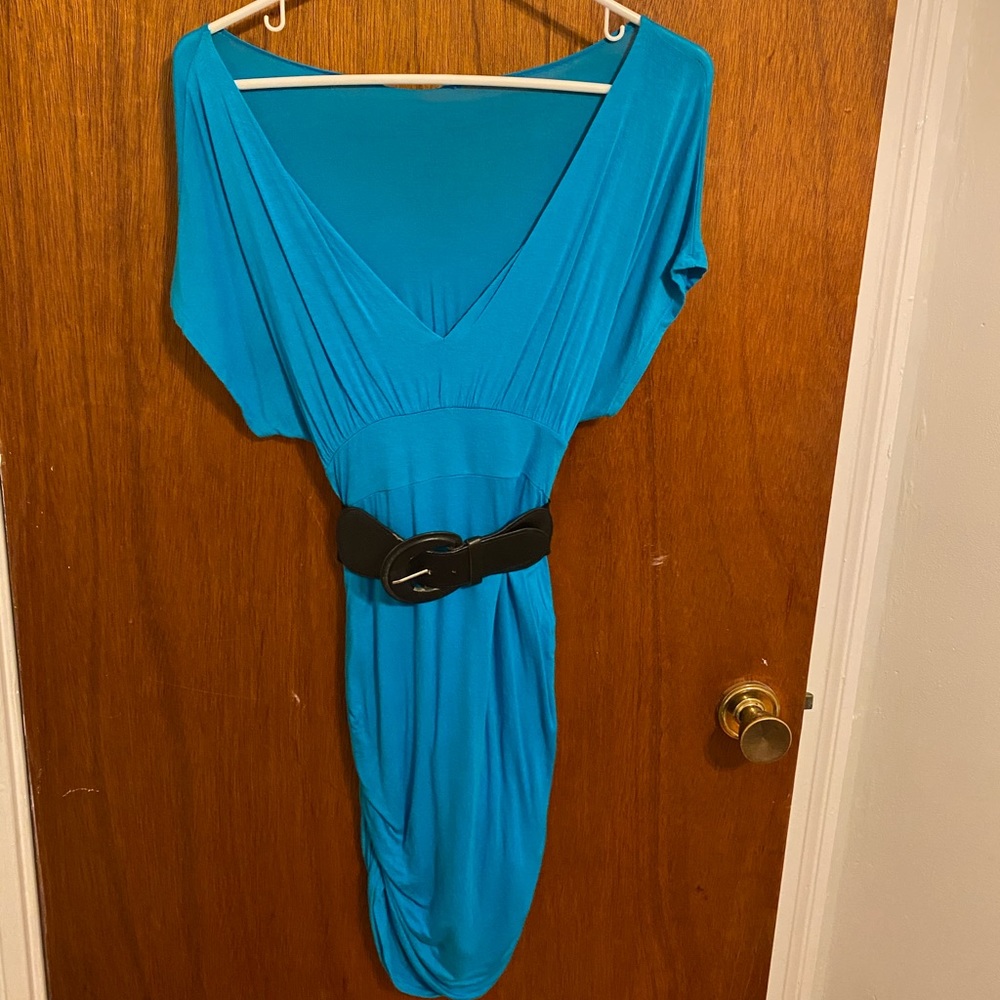 Belted Tee Shirt Dress